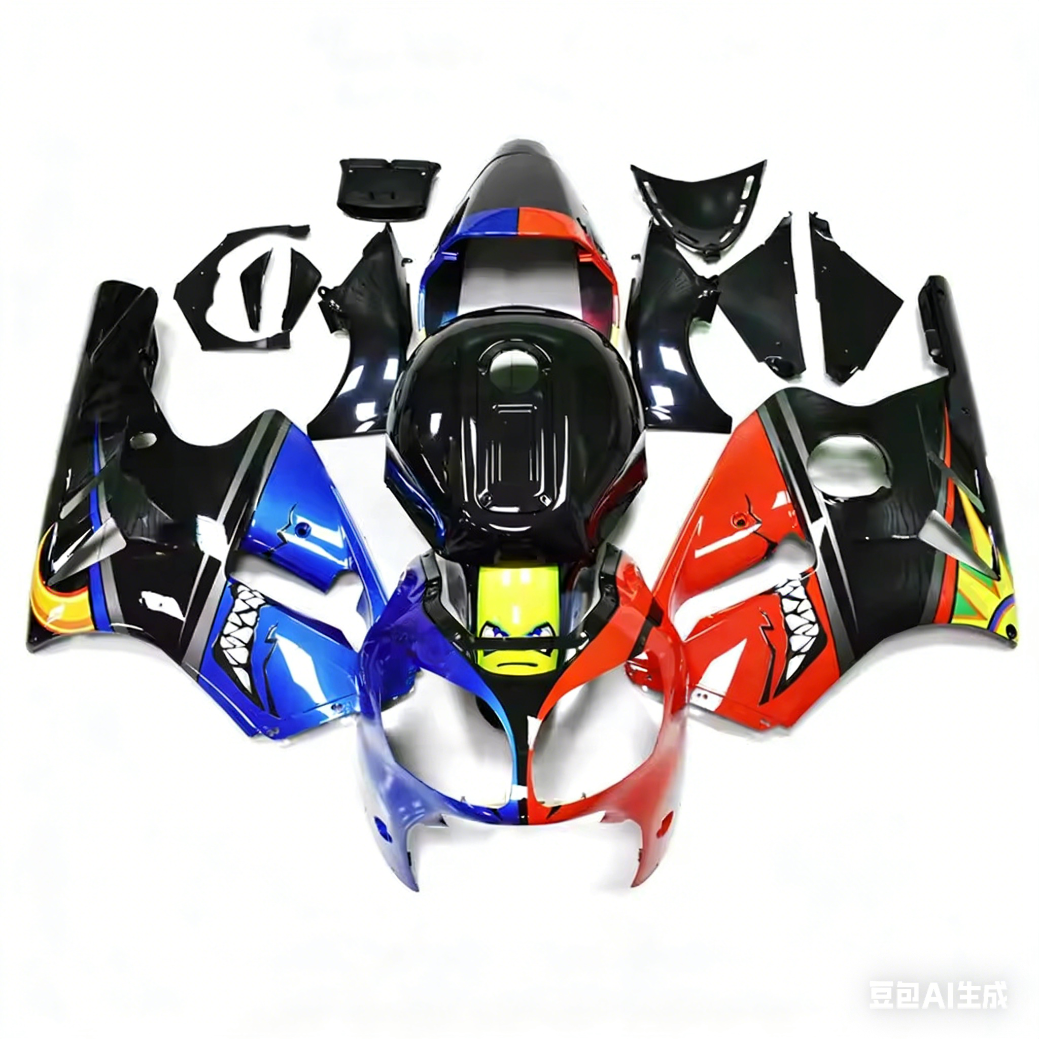 Shark Stickers Bodywork set ﻿For Ninja ZX-12R 2000 2001 ZX12R Motorcycle Accessories Fairings kit