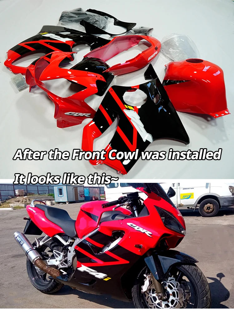 Panel ABS Plastic Cowling Bodywork Full Fairing Kit Fender For 2004 2005 2006 2007 HONDA CBR600 F4i 04 05 06 07 Banana Seat