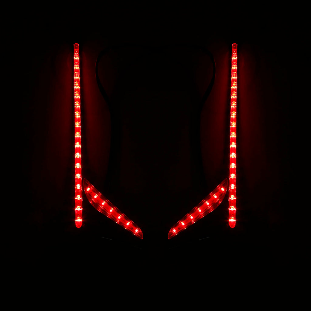 Rear Fender Tip Vertical Strips Under Tour Trunk LED Light For Honda Goldwing Gold Wing GL1800 GL 1800 2012-2017 F6B Motorcycle