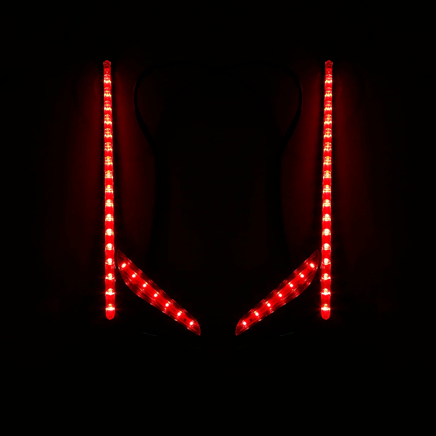 Rear Fender Tip Vertical Strips Under Tour Trunk LED Light For Honda Goldwing Gold Wing GL1800 GL 1800 2012-2017 F6B Motorcycle