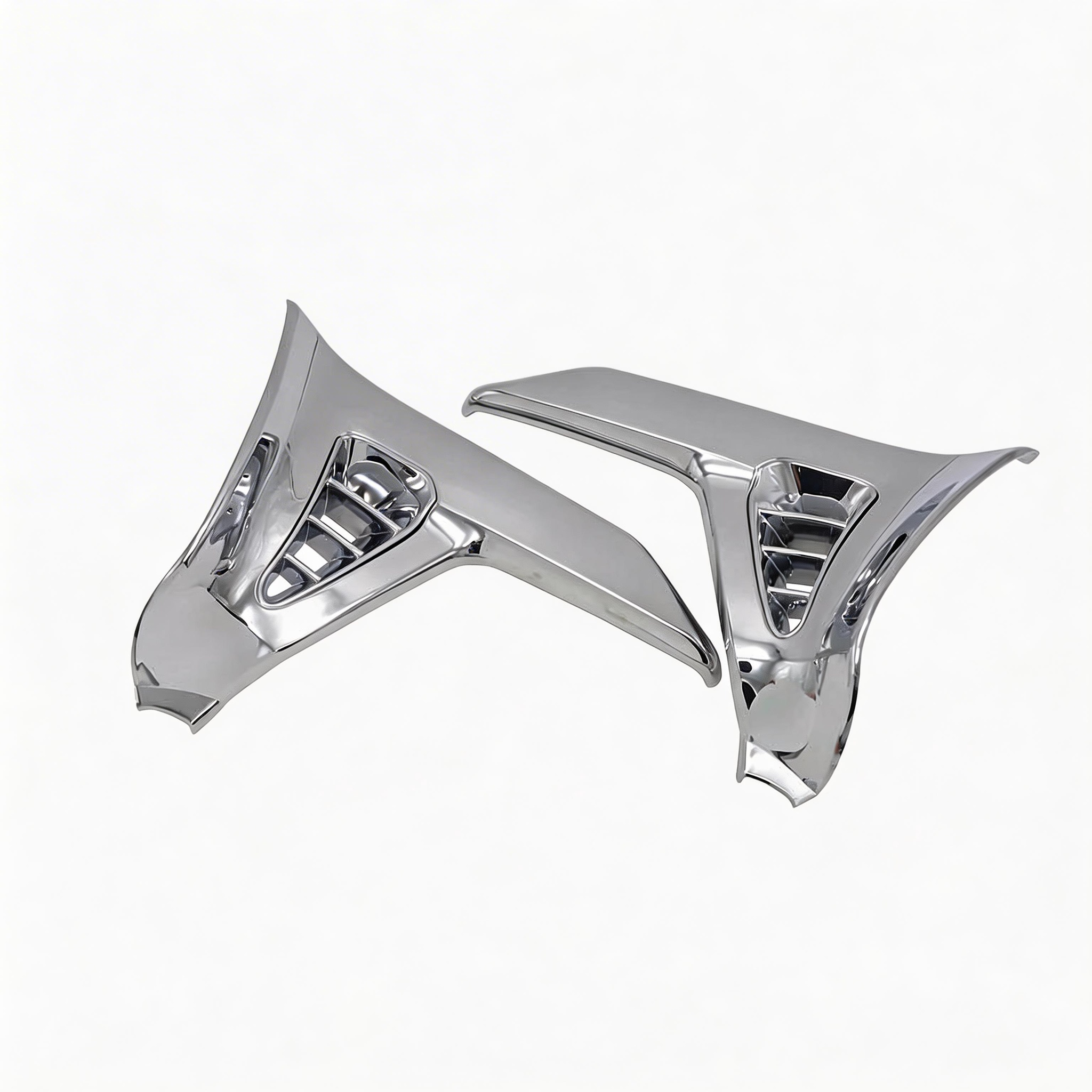 AB12-Chrome 1 Pair Battery Box Protector Covers For Honda Goldwing GL1800 2001-2011 Motorcycle Fairing Side Shell