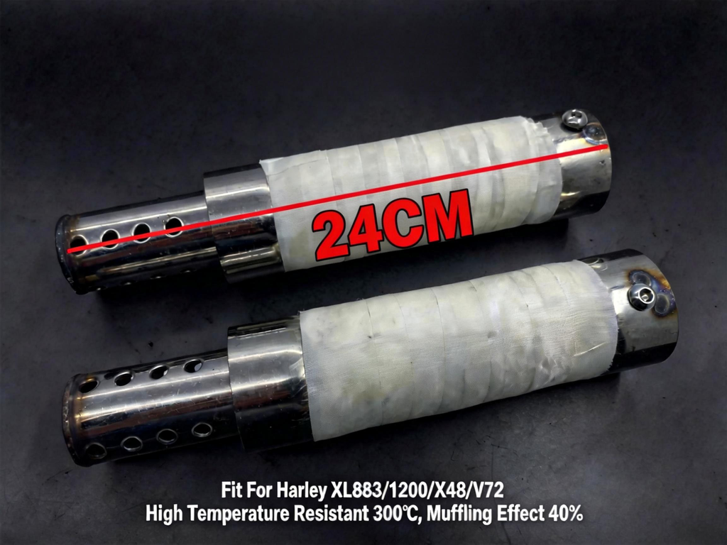 哈雷硬汉XL883/XL1200/X48/V72/肥仔/火箭/戴拿 排气消音器 静音器