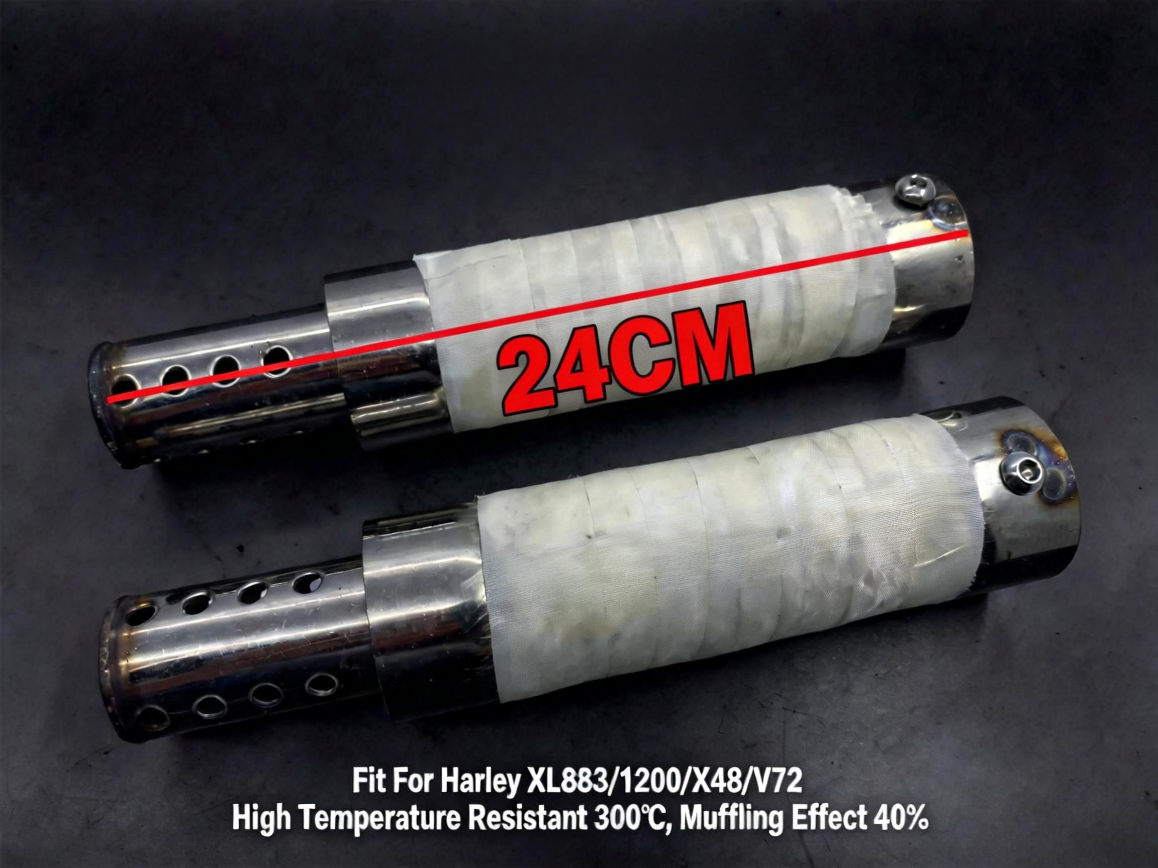 哈雷硬汉XL883/XL1200/X48/V72/肥仔/火箭/戴拿 排气消音器 静音器