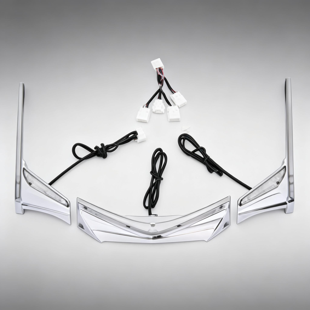 Rear Fender Tip Vertical Strips Under Tour Trunk LED Light For Honda Goldwing Gold Wing GL1800 GL 1800 2012-2017 F6B Motorcycle