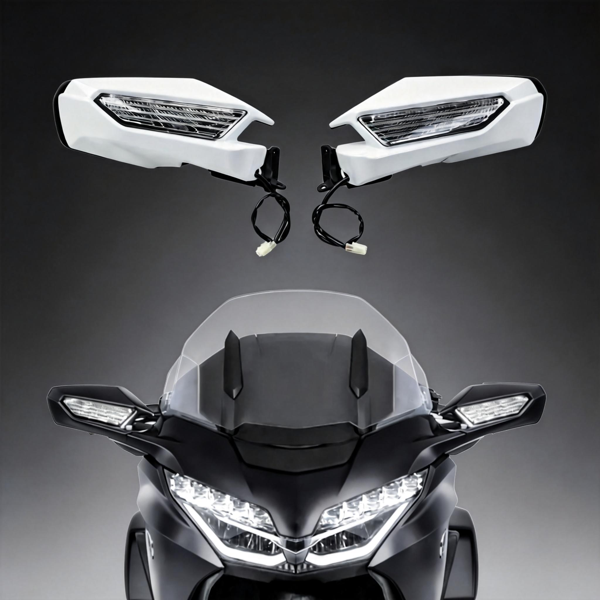 Motorcycle Rear View Mirror LED Signal Light Lens For Honda Goldwing GL1800 GL 1800 2018-2023 2019 2021