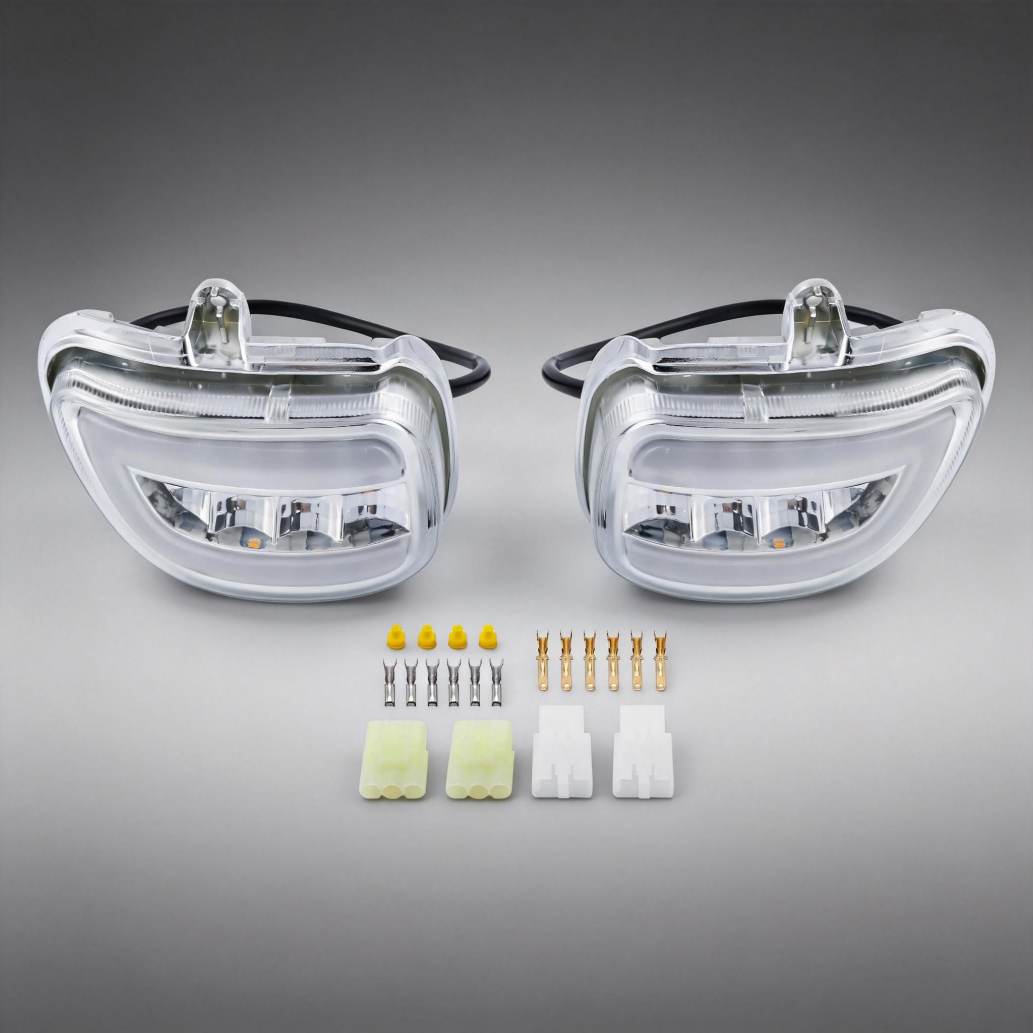 Motorcycle Front LED Turn Signals For Honda Goldwing Gold wing GL1800 GL 1800 2001-2017 F6B 2013-2017