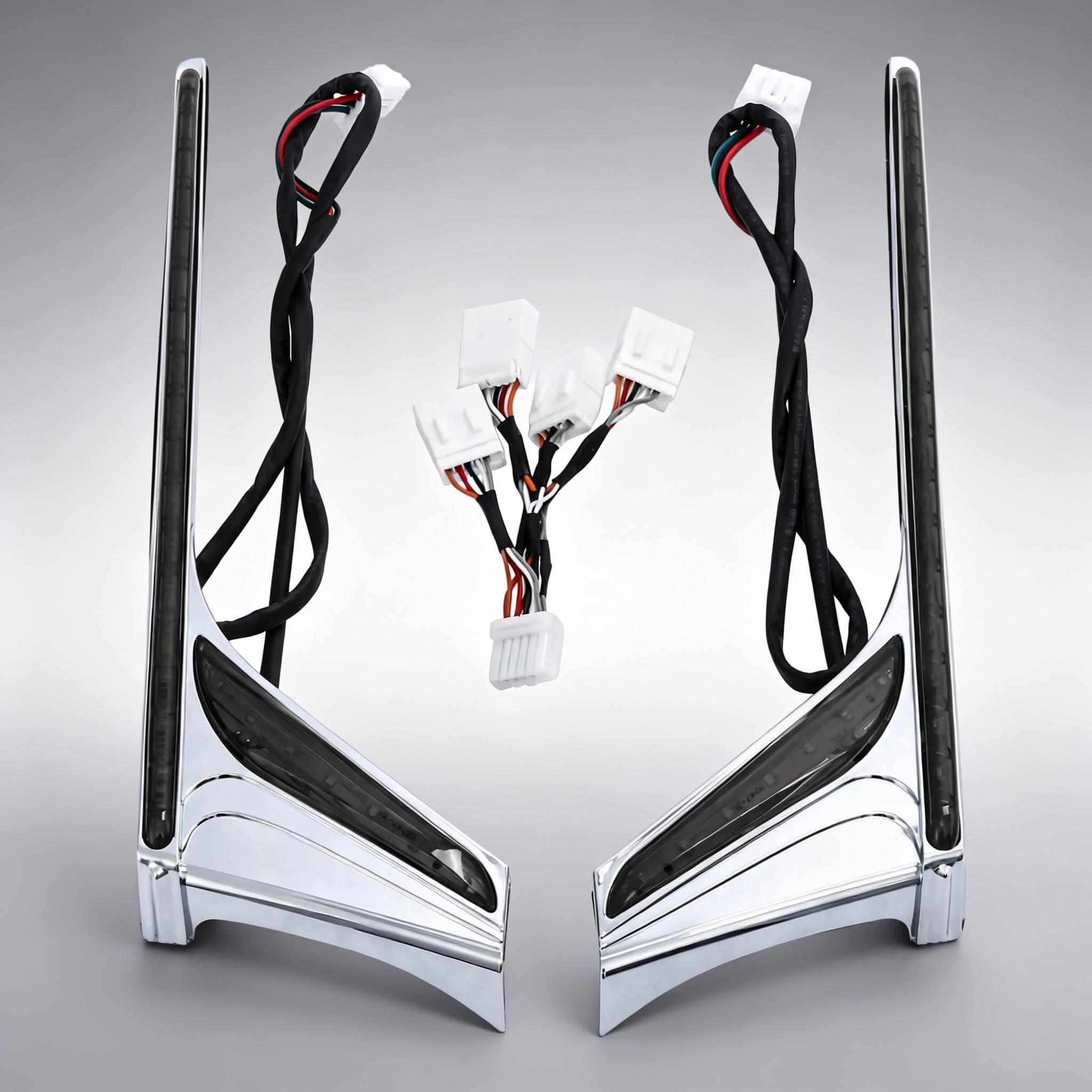 Rear Fender Tip Vertical Strips Under Tour Trunk LED Light For Honda Goldwing Gold Wing GL1800 GL 1800 2012-2017 F6B Motorcycle